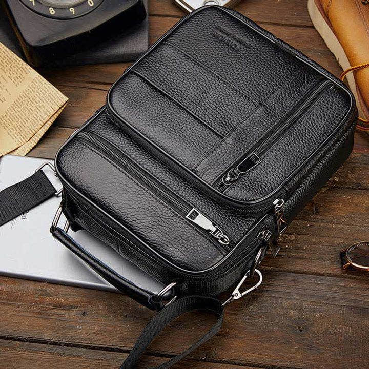 Messenger Bag für Herren, für Geschäftsreisen, kleine Umhängetasche