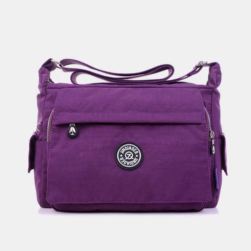 Umhängetasche Kleine Geldbörse für Damen Nylon Schultertasche mit Multi-Tasche