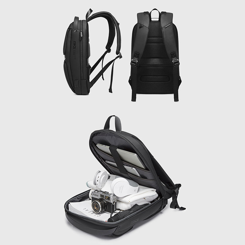 Wasserdichter Multifunktions-Business-Laptop-Rucksack für Herren mit USB-Ladeanschluss