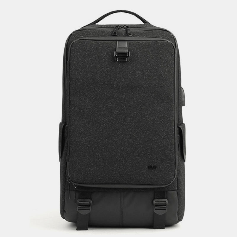 Robuster 15-Zoll-Business-Laptop-Rucksack für unterwegs mit USB-Ladeanschluss und Kopfhöreranschluss