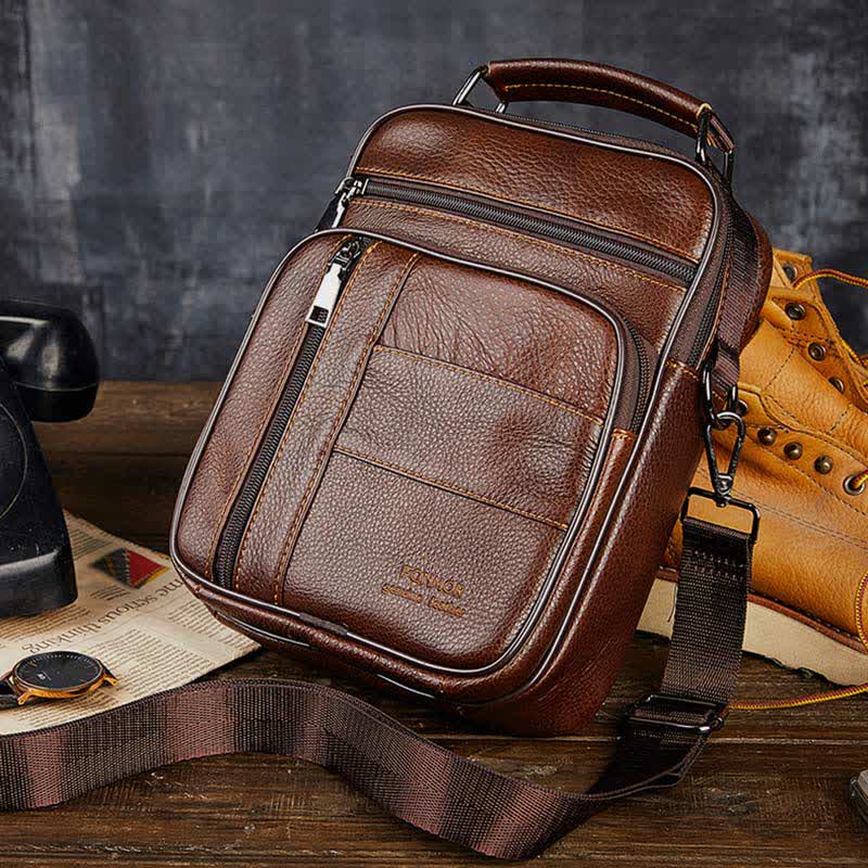 Messenger Bag für Herren, für Geschäftsreisen, kleine Umhängetasche