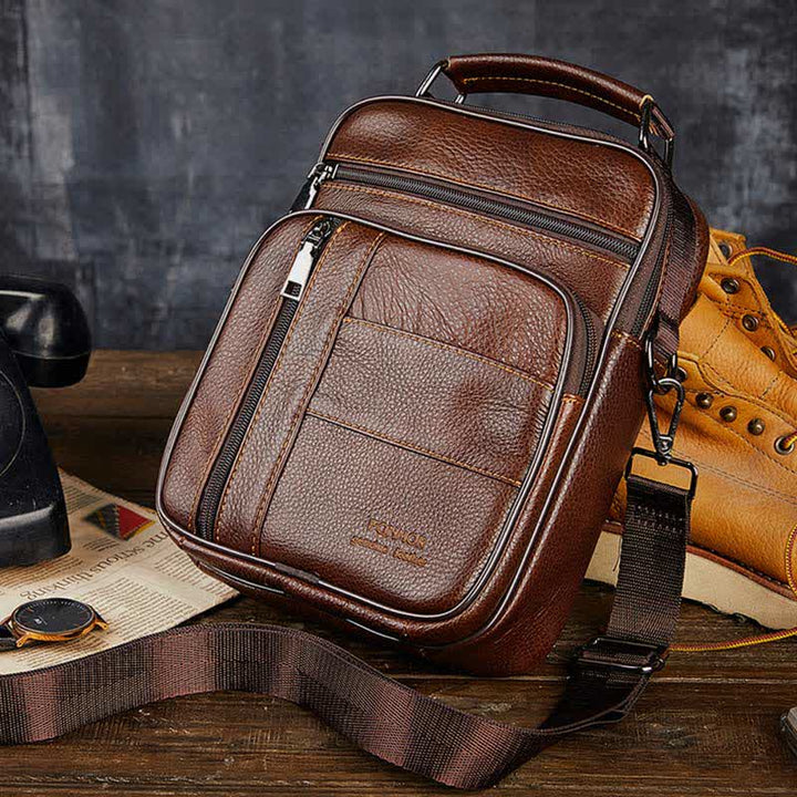 Messenger Bag für Herren, für Geschäftsreisen, kleine Umhängetasche