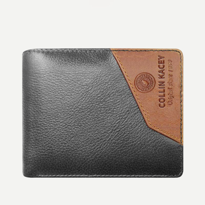 Herren Retro Bifold Kurze Geräumige Leder Geldbörse Multi Style Optionals