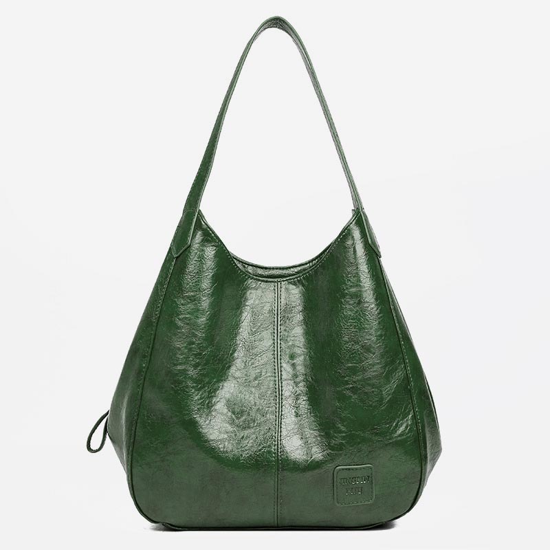 Große Kapazität Simply Fashion Umhängetasche Dreilagige Hobo Bag