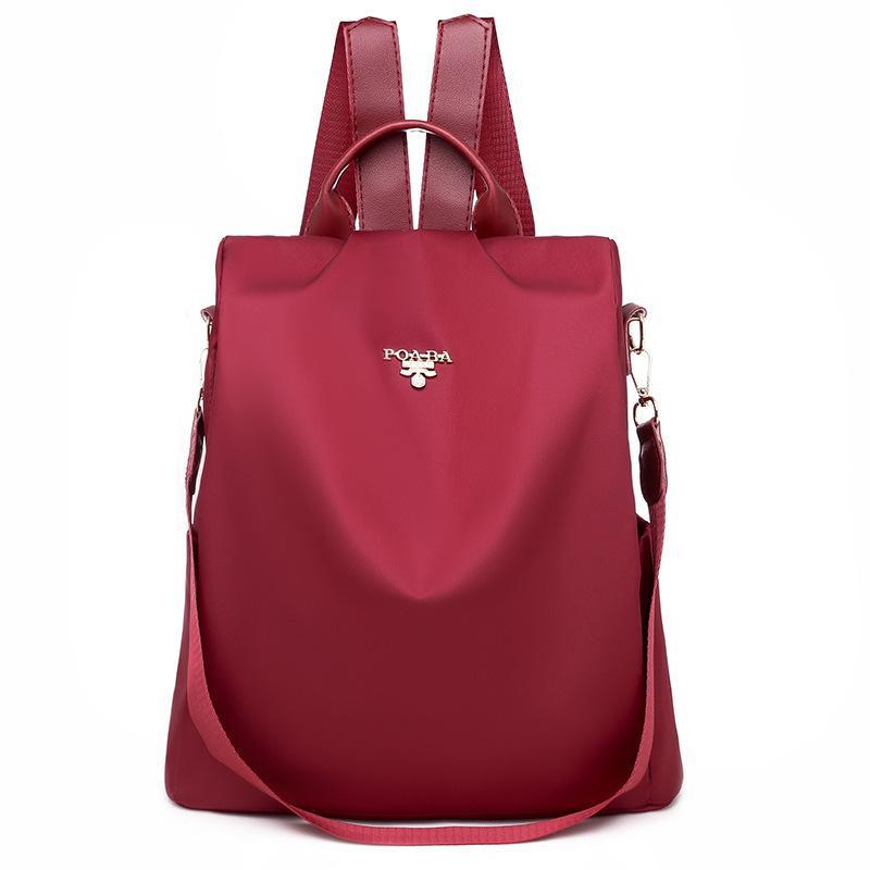 Diebstahlsicherer, wasserdichter Rucksack mit Blumenmuster
