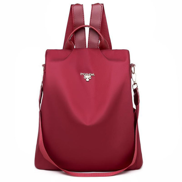 Diebstahlsicherer, wasserdichter Rucksack mit Blumenmuster