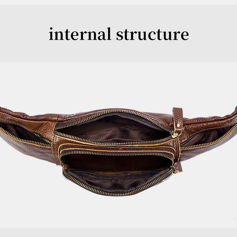 Retro Multi-Pocket Multifunktionale Sling Bag Hüfttasche