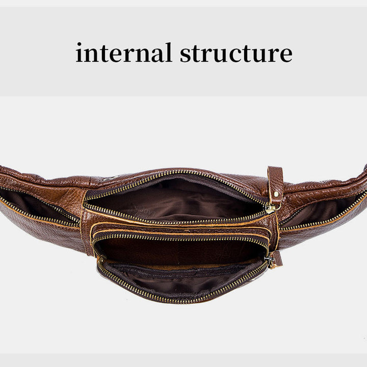 Retro Multi-Pocket Multifunktionale Sling Bag Hüfttasche