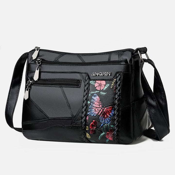 Farbmuster Gesteppte Ledertasche für Damen Klassische Umhängetasche