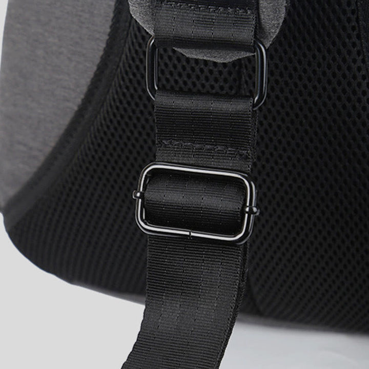 Schultertasche für Herren, lässig, multifunktional, Brusttasche mit großem Fassungsvermögen