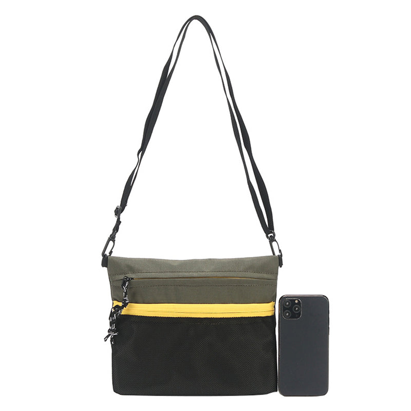 Umhängetasche für Herren, Vintage, klein, leicht, Handytasche, Geldbörse