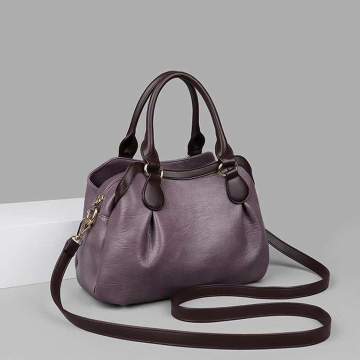 Tragetasche mit drei Fächern für Damen, große Hobo-Handtasche, Umhängetasche