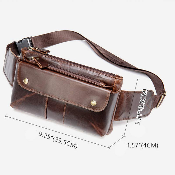 Trendige Retro-Gürteltasche mit großem Fassungsvermögen