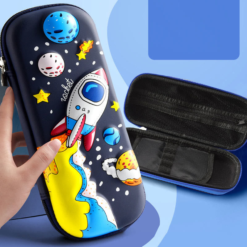 Federmäppchen für Kinder, Astronautenmuster, süßes Schulmäppchen