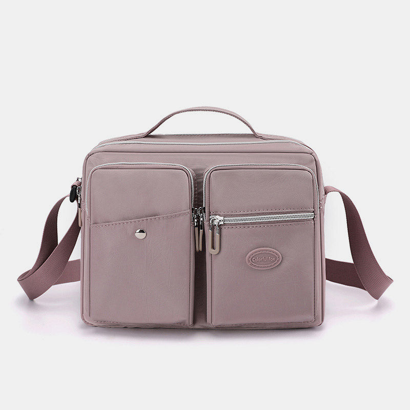 Leichte Handtasche, Umhängetasche, mehrere Taschen, für Reisen und Arbeit, Schultertasche, Messenger Bag