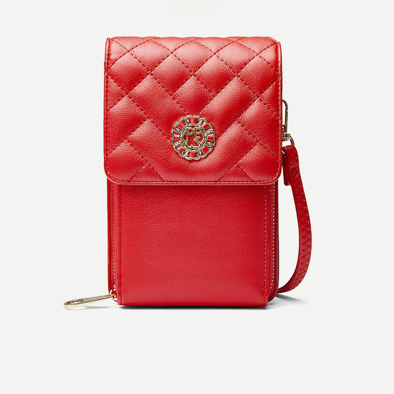 PU Crossbody Handytasche für Damen Schultertasche Geldbörse