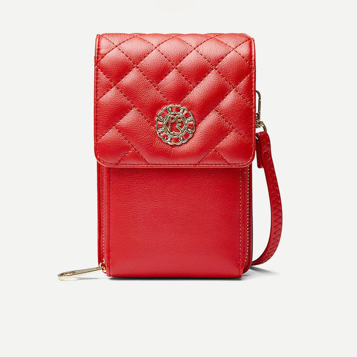 PU Crossbody Handytasche für Damen Schultertasche Geldbörse