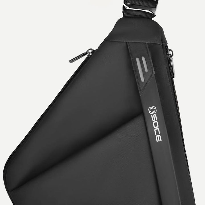 Schultertasche für Herren, lässiger Einkaufsbummel, wasserdichter Umhängetaschen-Tagesrucksack