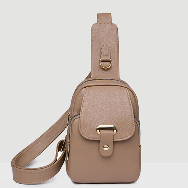 Schultertasche für Damen, einfache Brusttasche für Outdoor-Sportarten, Radfahren