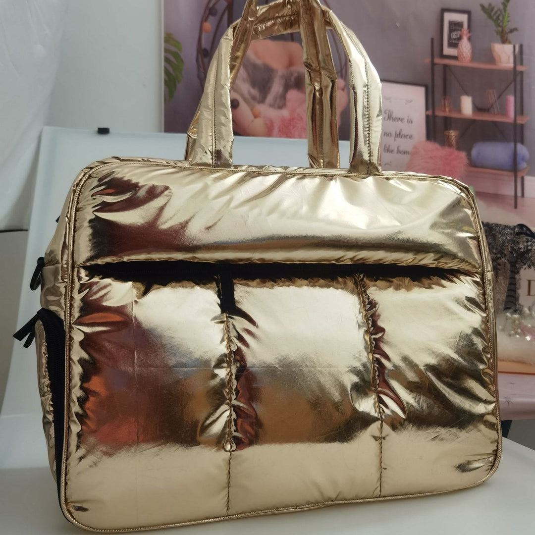 Reisetasche für Damen, große Kapazität, Aufbewahrungstasche aus Polyester