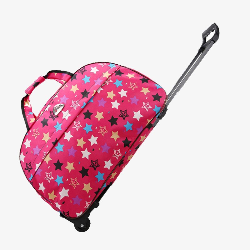 Reisetasche mit Zugstange in mehreren Stilen, wasserdichte Reisetasche