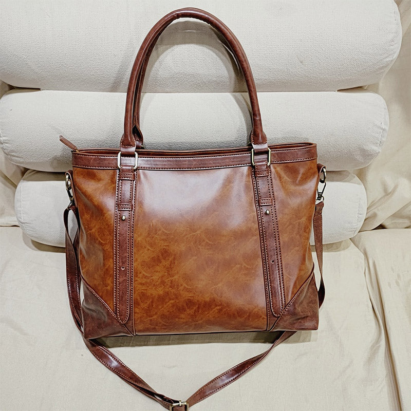 Retro Frauen Tragetaschen Schultertasche Handtasche Satchel wasserdichte Reise Handtasche