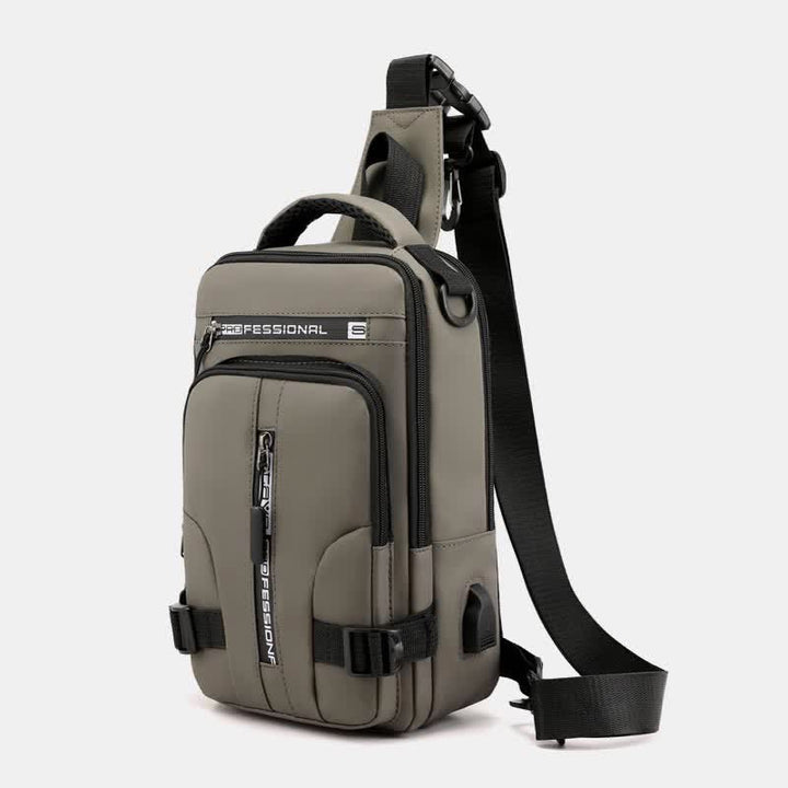 Sling-Brusttasche für Herren, lässiger Tagesrucksack mit Umhängegurt