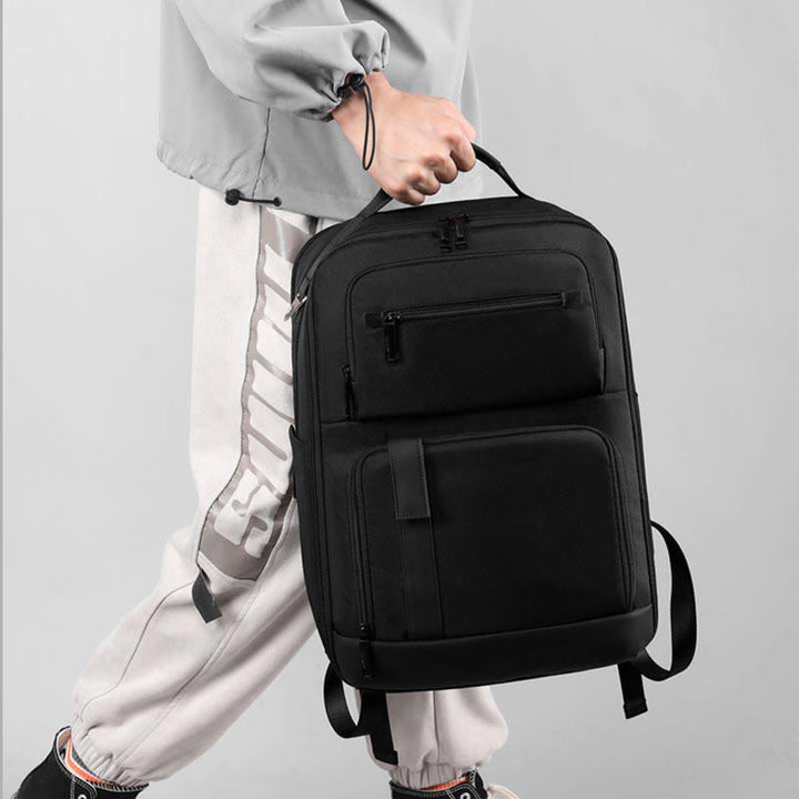 Rucksack für Herren, für Geschäftsreisen, Laptop, Schultasche mit großem Fassungsvermögen