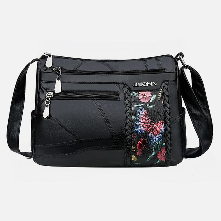 Farbmuster Gesteppte Ledertasche für Damen Klassische Umhängetasche