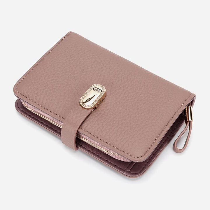 Geldbörse für Damen, minimalistischer Kreditkartenhalter mit mehreren Fächern, Einkaufsgeldbörse