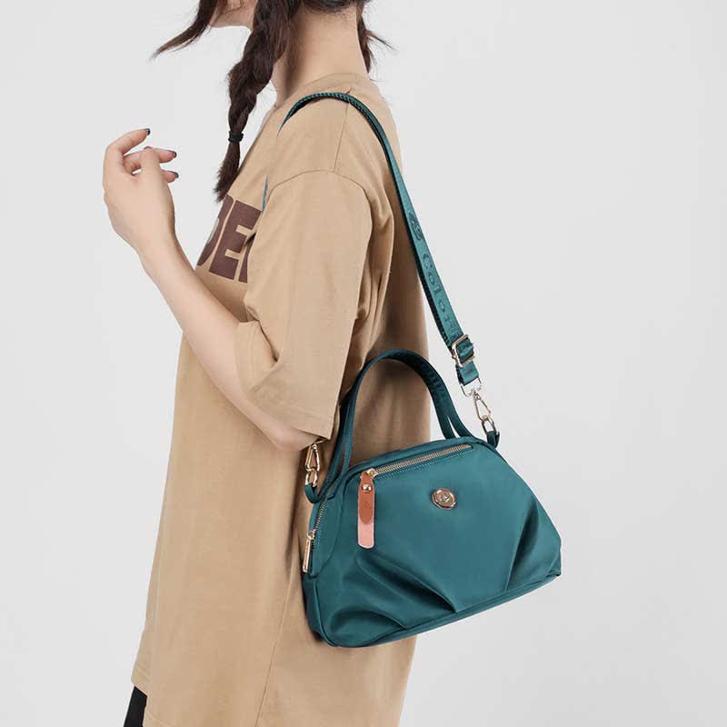 Kleine Umhängetasche aus Nylon, leicht, wasserdicht, Schulterhandtasche für Damen und Mädchen