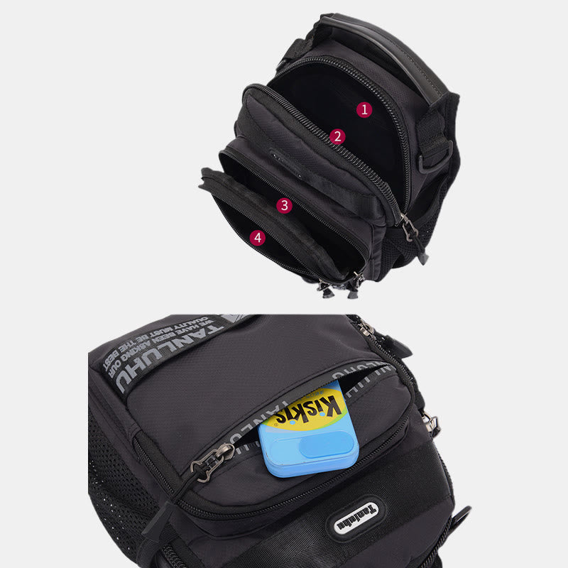 Schultertasche für Herren, multifunktionaler, lässiger Umhängerucksack für Outdoor-Sportarten