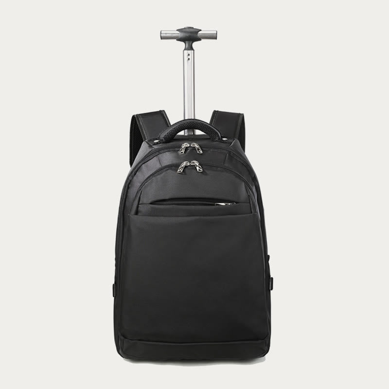 Einfarbig Oxford Rucksack Frauen Männer Business Reise Trolley