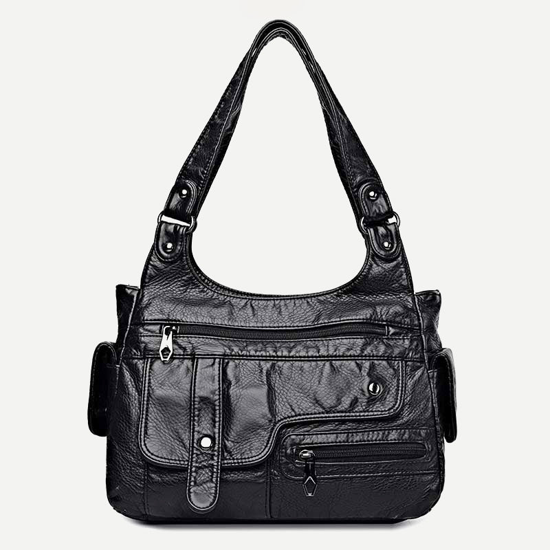 Damen Handtasche und Geldbörse Große Hobo Bag mit Doppelfach