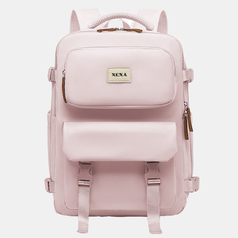 Rucksack für Damen, große Kapazität, minimalistischer Reise-Laptop-Tagesrucksack aus Nylon