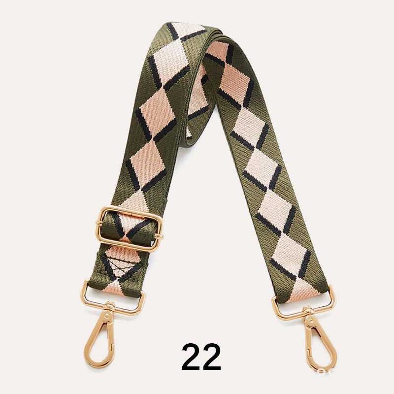 Ersatz verstellbare Crossbody Geldbörse Riemen Streifen breit