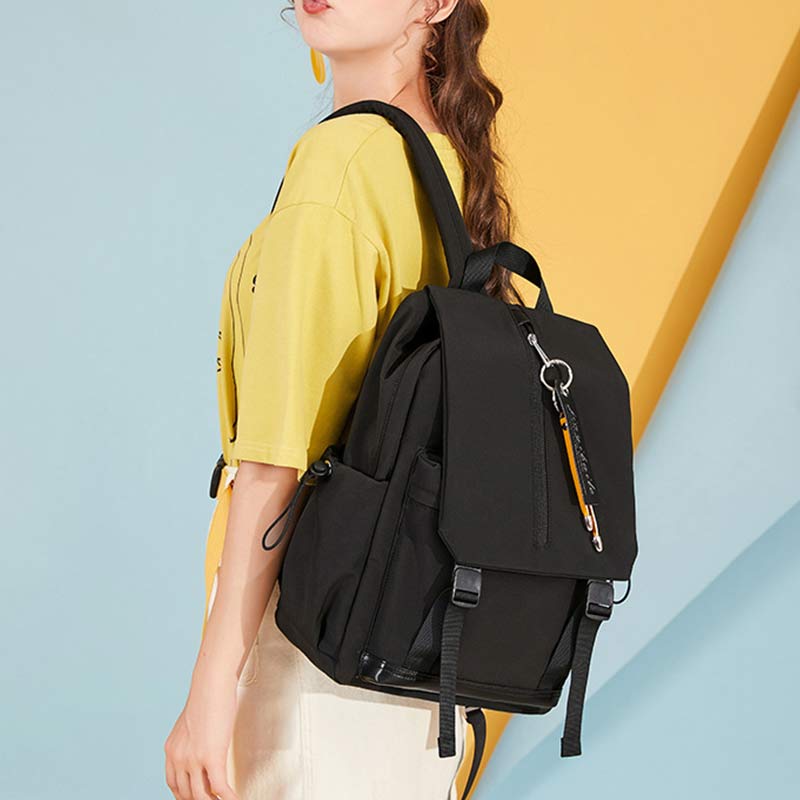 Rucksack für Frauen und Mädchen, wasserdicht, mehrere Taschen, 14-Zoll-Laptop-Rucksack, Büchertasche