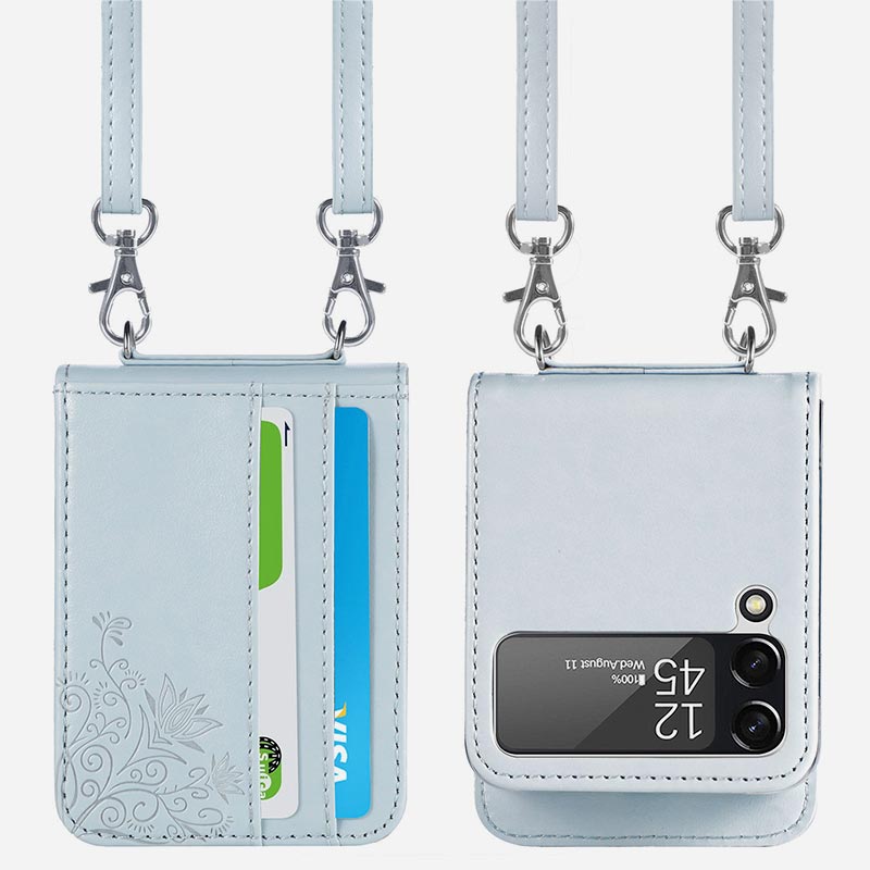 Samsung Galaxy Z Flip 3 Handyhülle Crossbody Handytasche Geldbörse