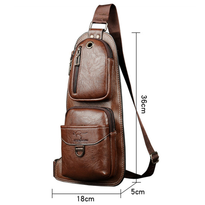 Schultertasche, Rucksack für Herren, Umhängetasche, Brusttasche, Tagesrucksack, Outdoor-Reisen - image 16