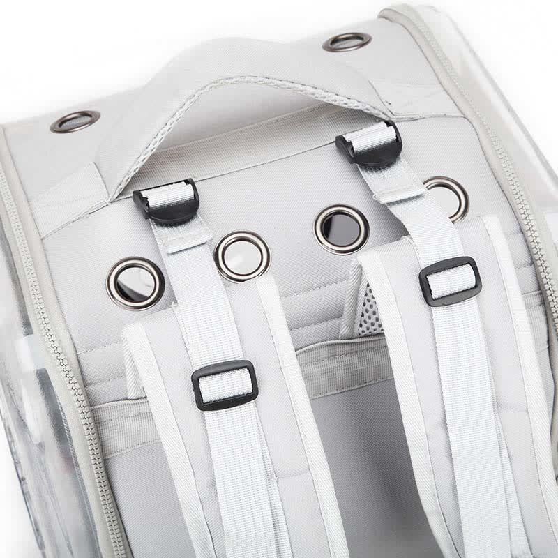 Haustier-Träger-Rucksack, faltbar, mit Blase, Katzen, Welpen, Träger, transparente Raumkapsel