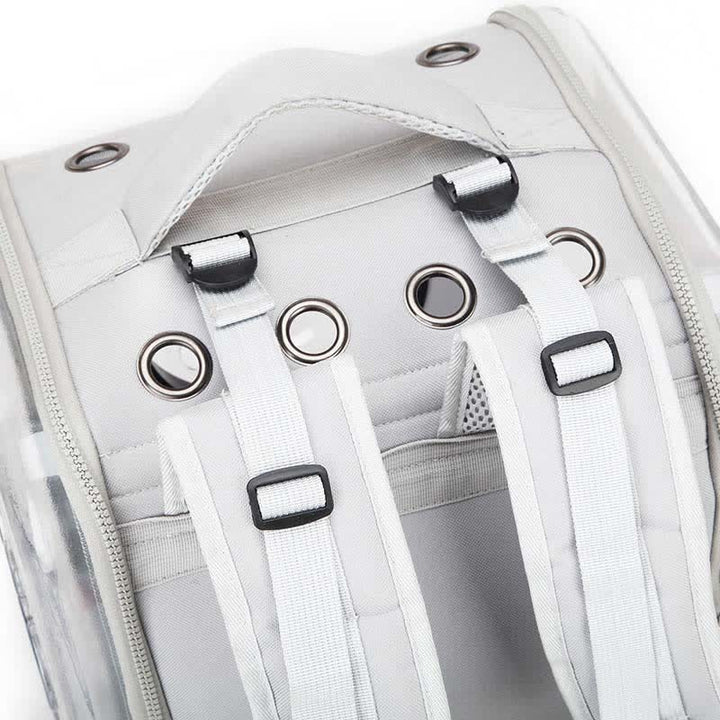 Haustier-Träger-Rucksack, faltbar, mit Blase, Katzen, Welpen, Träger, transparente Raumkapsel