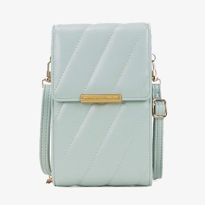 Kleine Crossbody-Handy-Geldbörse für Damen, klassische Handytasche