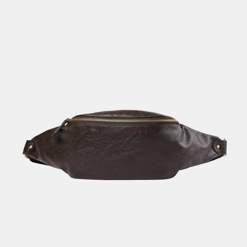 Kleine Schultertasche aus Leder, Umhängetasche, persönliche Tasche, Brust-/Schulterrucksack