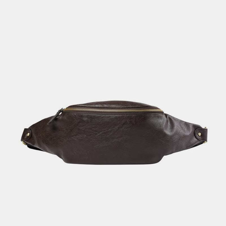Kleine Schultertasche aus Leder, Umhängetasche, persönliche Tasche, Brust-/Schulterrucksack