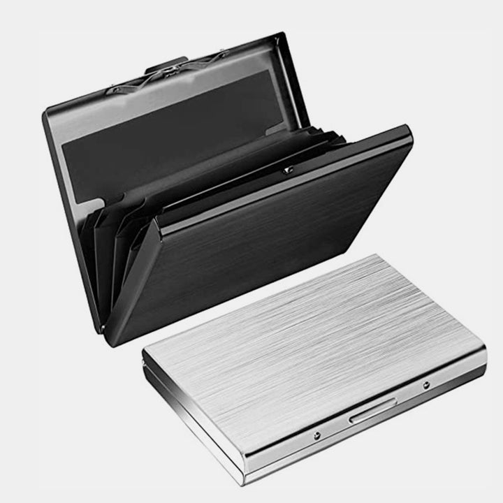 Schlanker RFID-Kreditkartenhalter aus Edelstahl