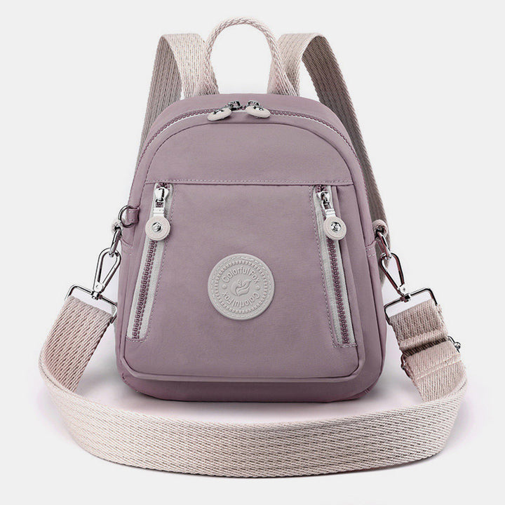 Funktioneller kleiner Rucksack, leichte Umhängetasche aus Nylon, Mini-Tagesrucksack