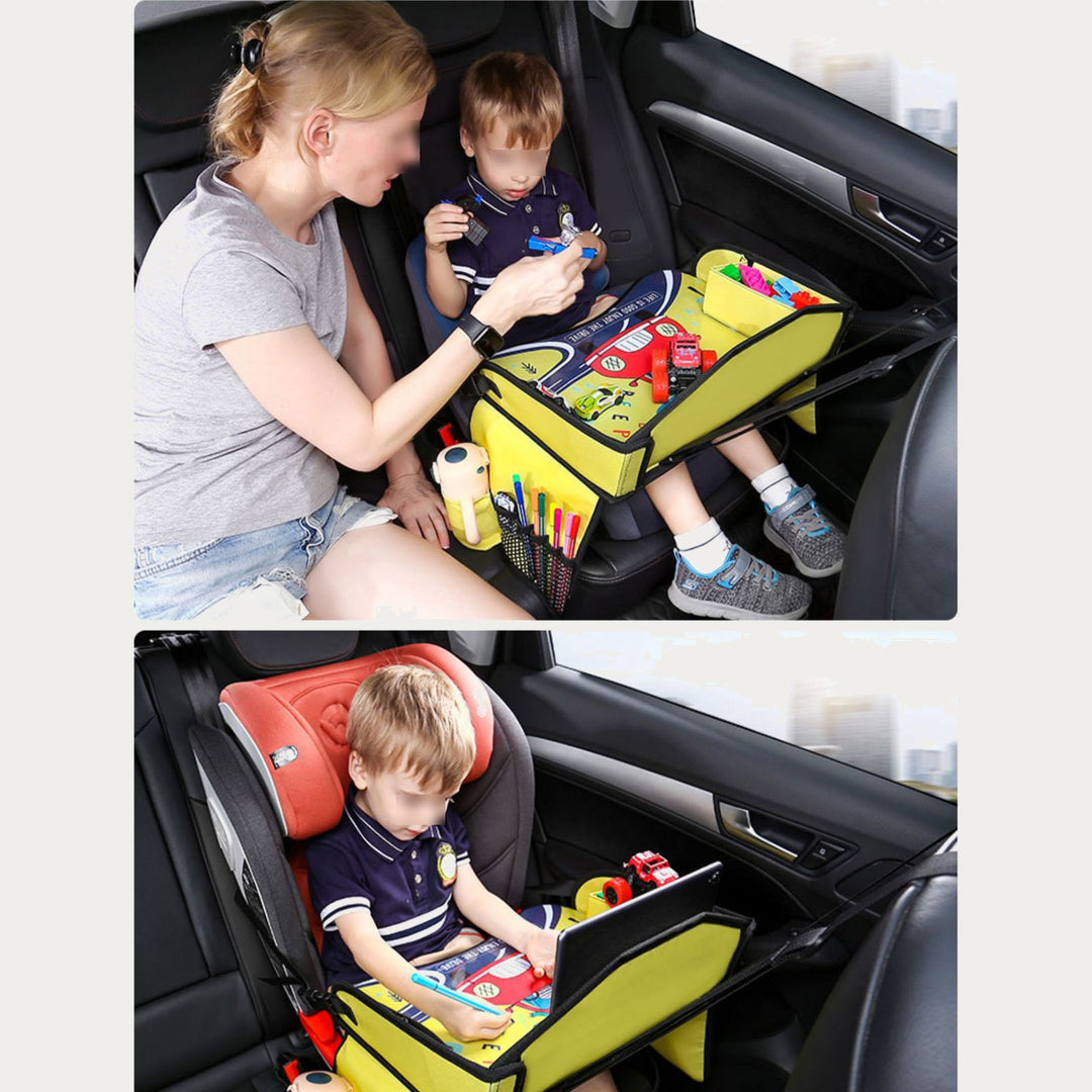 Kinder-Reisetablett fürs Auto mit Tragegurt