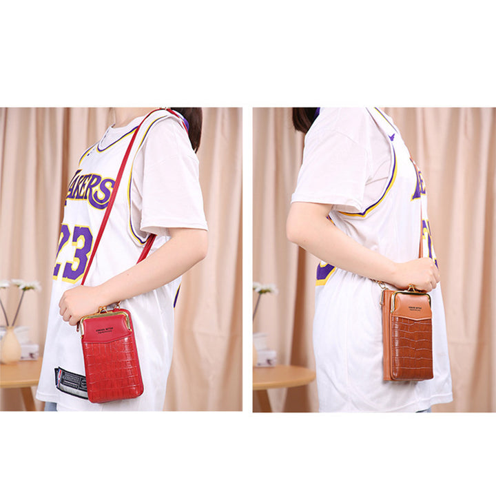 Kleine Crossbody-Handy-Geldbörse für Damen, Mini-Schultertasche, Geldbörse