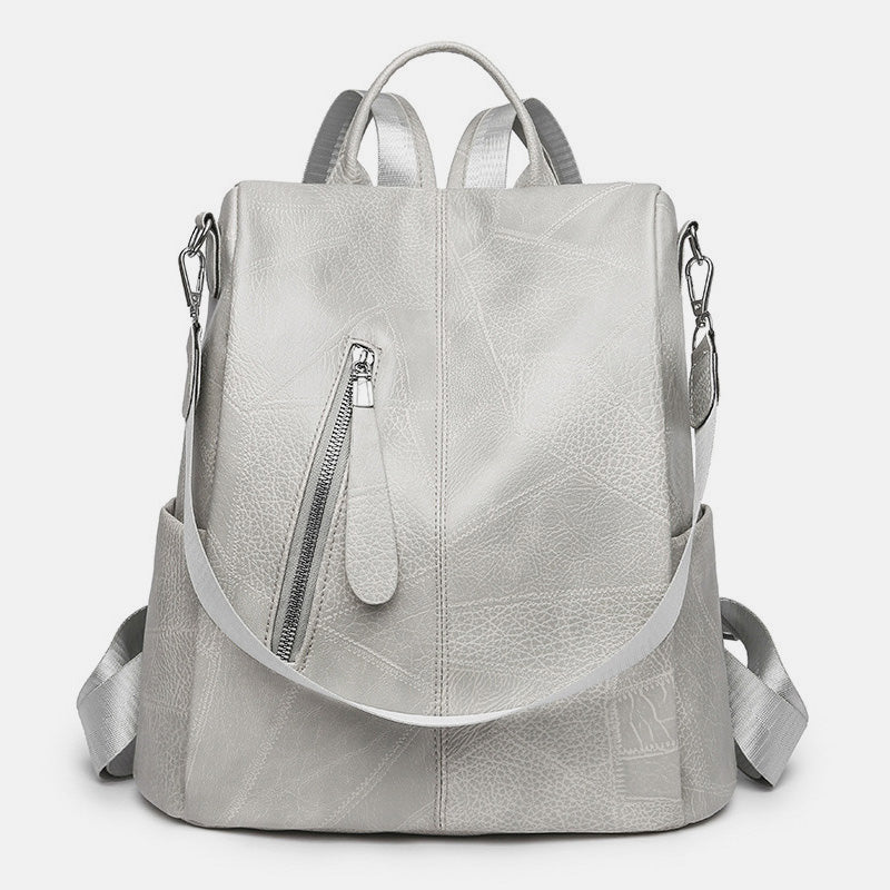 Damen Leder Rucksack Handtasche Cabrio Schultertasche Anti Diebstahl Reise Daypack