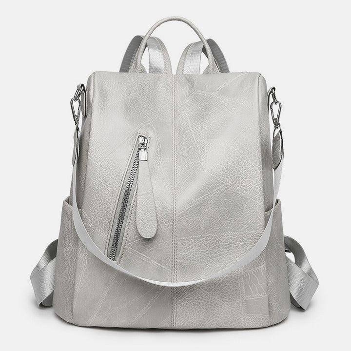 Damen Leder Rucksack Handtasche Cabrio Schultertasche Anti Diebstahl Reise Daypack